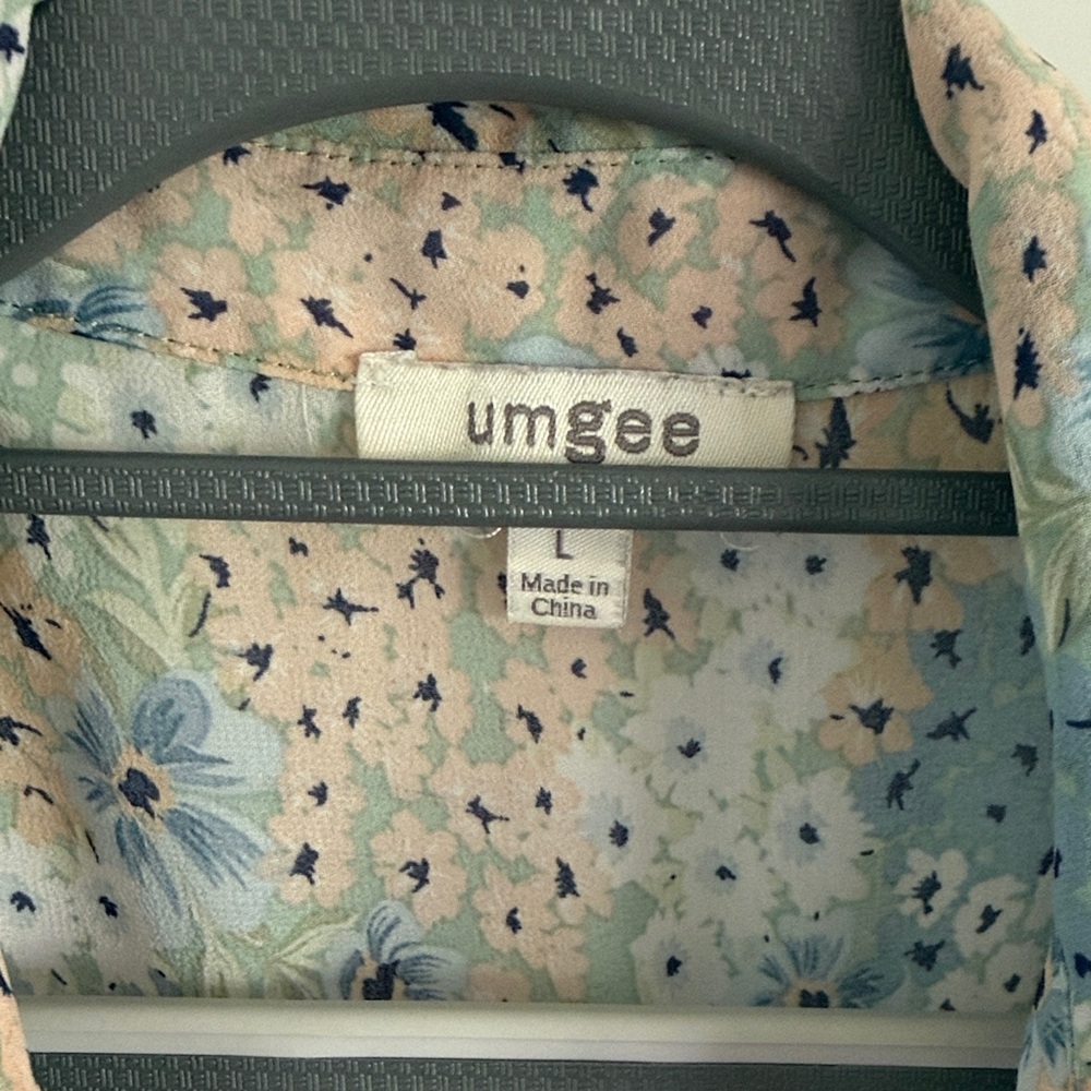 Umgee Size Large Patchwork Floral And Leopard Pri… - image 2